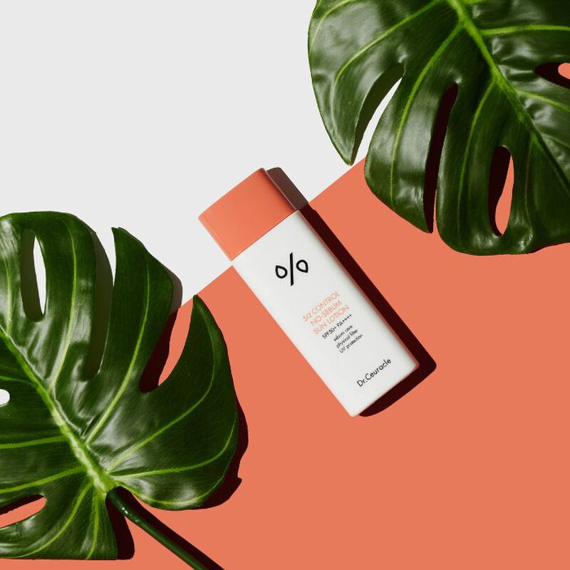 dr. ceuracle 5a control nosebum (spf50+) sun lotion, oil control physical sunscreen,