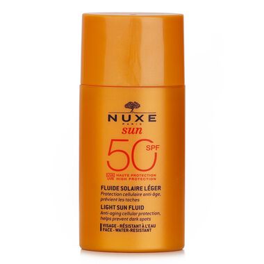 faces sun light fluid for face   high protection spf50
