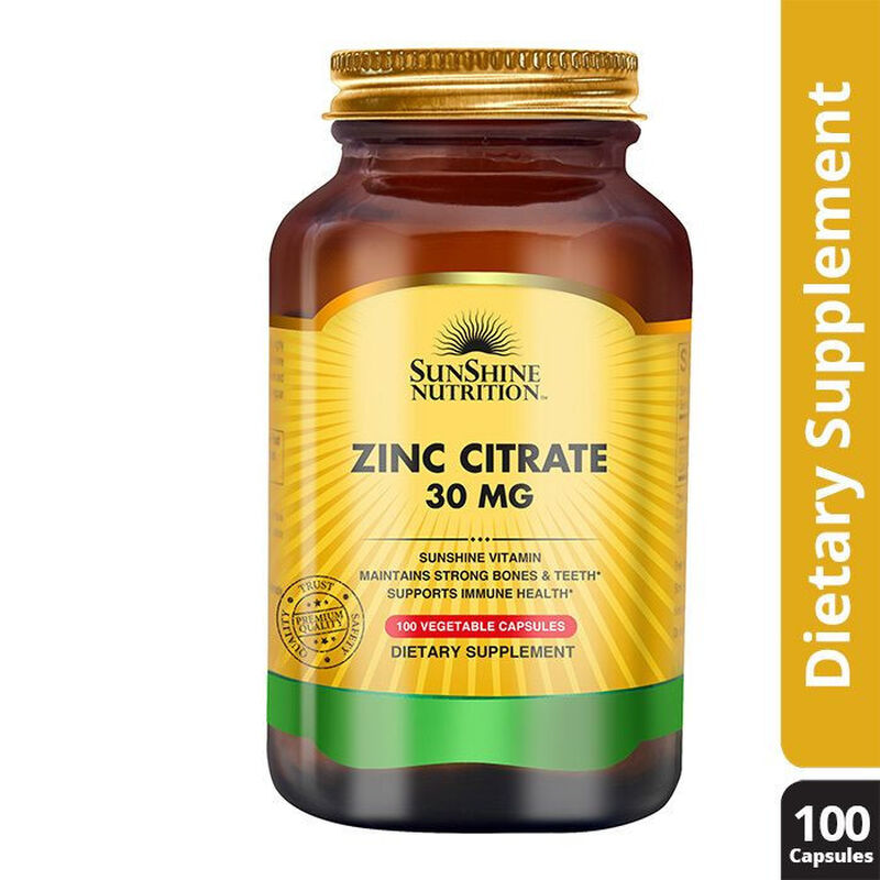 sunshine nutrition zinc citrate capsule