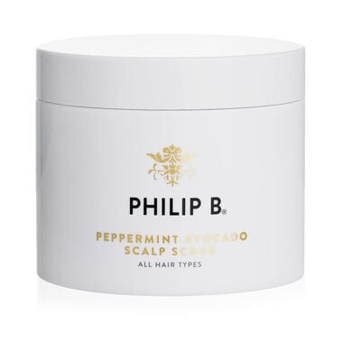 faces peppermint avocado scalp scrub