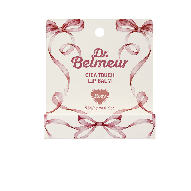 dr. belmeur ad cica touch lip balm rosy ribbon edition