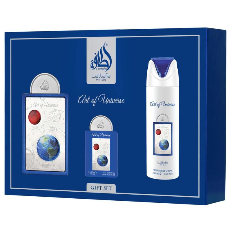 lattafa gift set art of universe 3pc