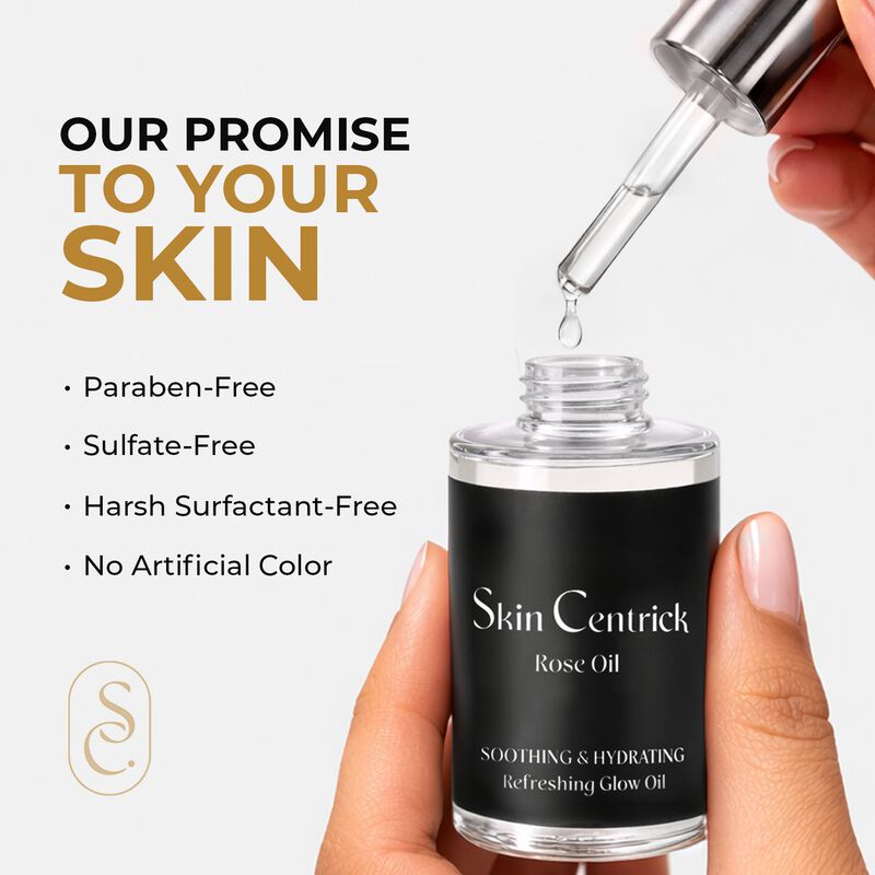 skin centrick زيت الورد للوجه