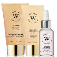 faces skin lifter boost collagen moisturiser 50ml   skin lifter boost collagen eye serum 15m   skin lifter boost collagen gel serum 30ml