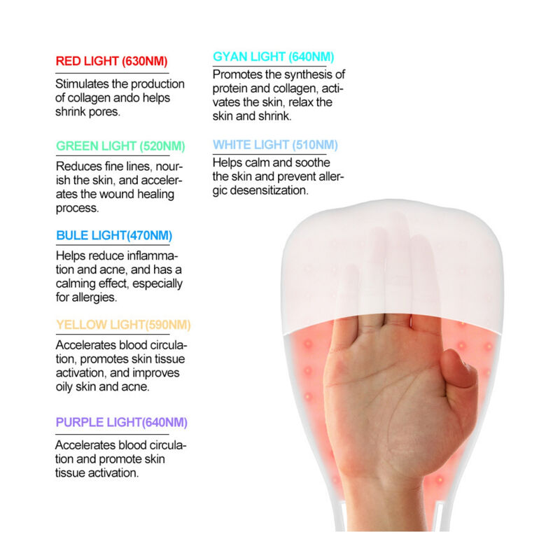 erthskin london skin renewing 7 color led therapy gloves