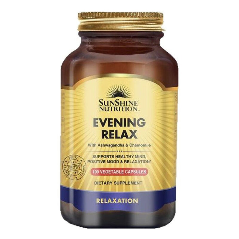 sunshine nutrition evening relax 100 vegetable capsules