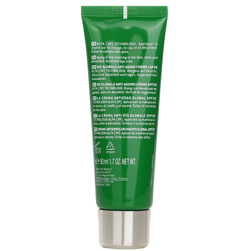 nuxe كريم نكسوريانس أولترا العالمي المضاد للشيخوخة مع حماية من الشمس اس بي اف 30