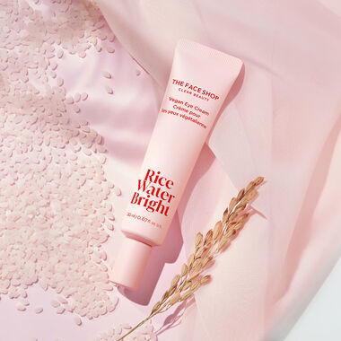 faces rice water bright vegan eye cream