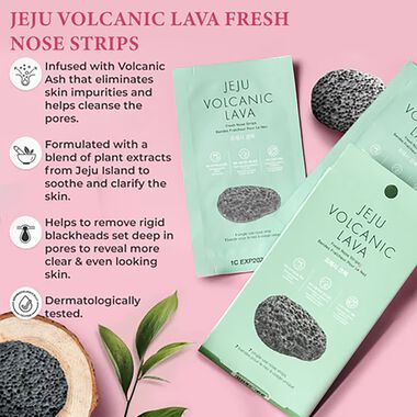 faces شرائط تنظيف الأنف بحمم جيجو البركانية