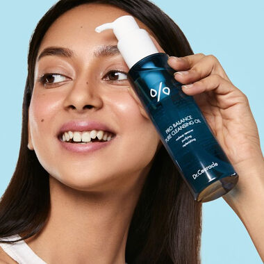 faces pro balance pure cleansing oil  gentle makeup remover with probiotics complex