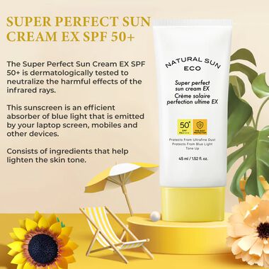 faces natural sun eco super perfect sun cream