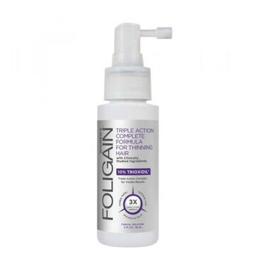 faces triple action formula for thinning hair for women with 10  trioxidil