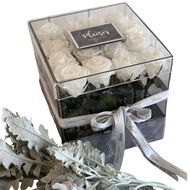 Forever Rose Infinity - Acrylic Square faces forever rose infinity acrylic square
