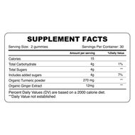 faces turmeric with ginger gummies for adults