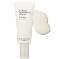 The Therapy Vegan Moisturizing Sun Serum faces the therapy vegan moisturizing sun serum