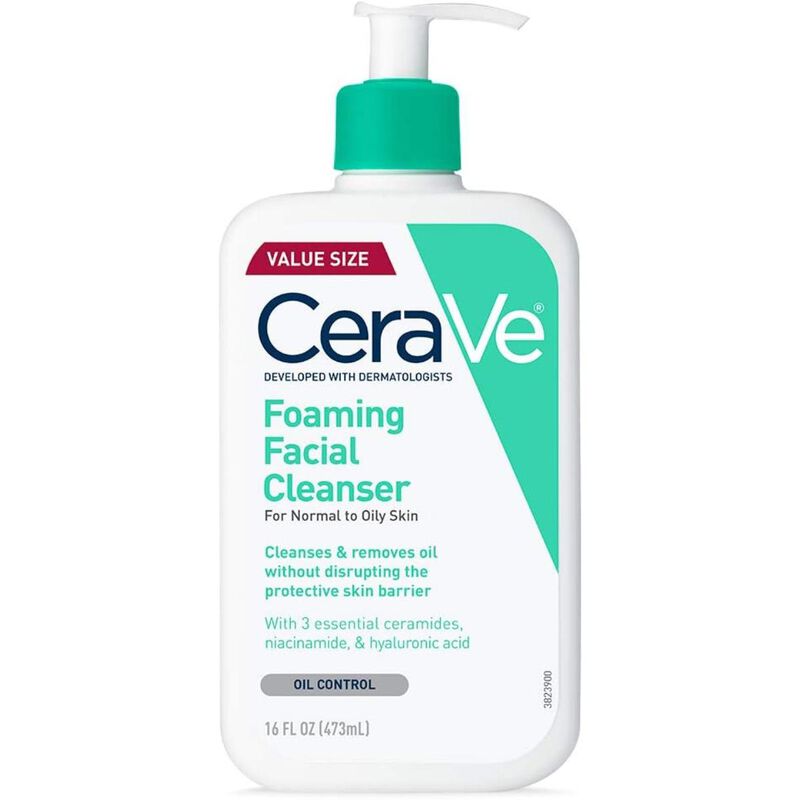 cerave foaming facial cleanser