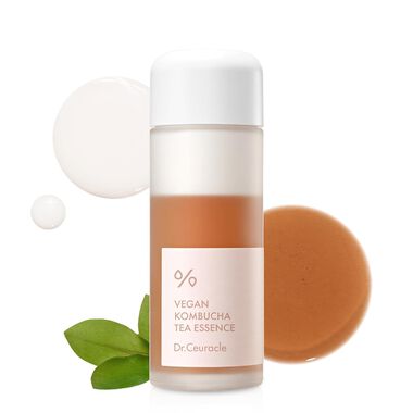 Vegan Kombucha Tea Essence, Probiotic Hydrating Detox for Glowing Skin faces vegan kombucha tea essence probiotic hydrating detox for glowing skin