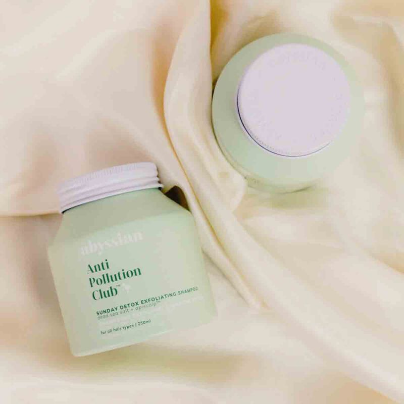 abyssian sunday detox exfoliating shampoo