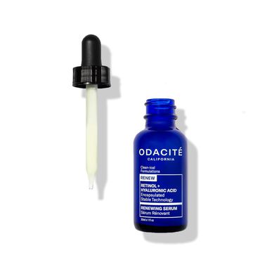 Retinol and Hyaluronic Acid Renewing Serum faces retinol and hyaluronic acid renewing serum