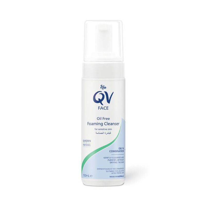 ego qv oilfree foaming face cleanser