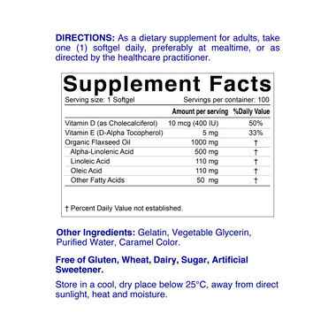 faces omega 3 6 9 flaxseed oil ala rich plant based formula with vitamin d   e
