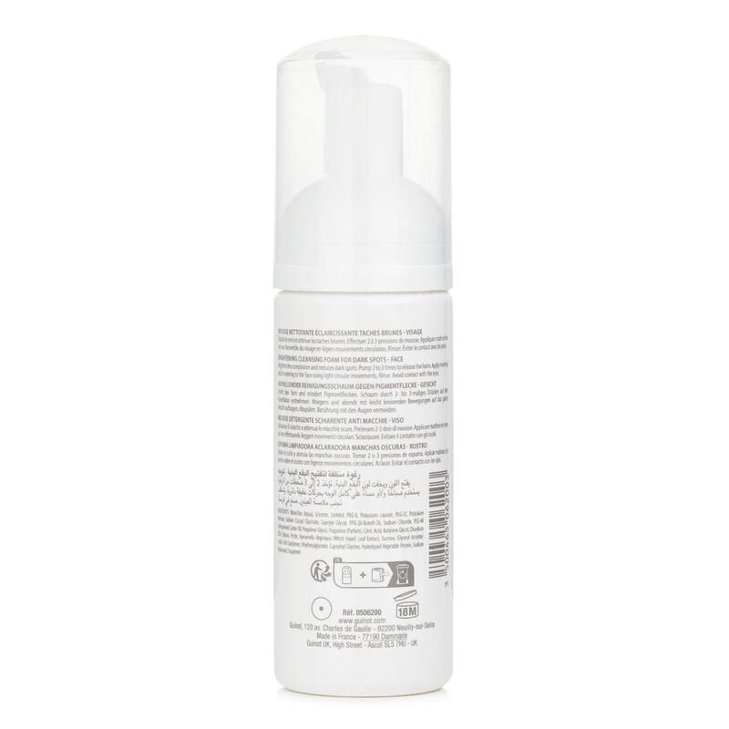 guinot newhite perfect brightening cleansing foam