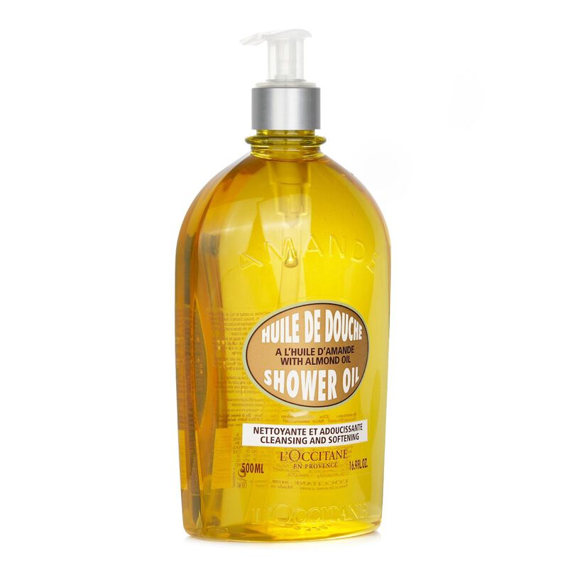 l'occitane almond cleansing & softening shower oil