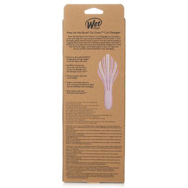 faces go green curly detangling hairbrush