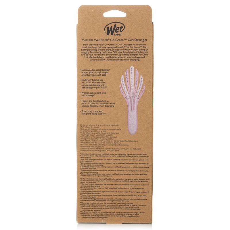 wet brush go green curly detangling hairbrush