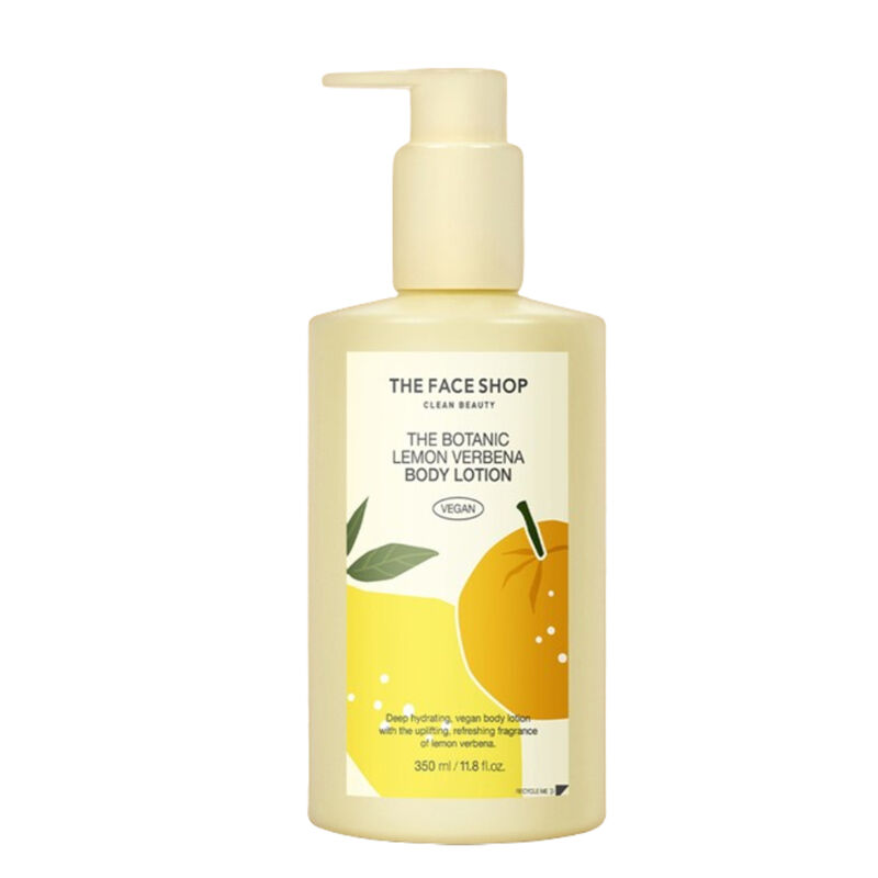 the face shop the botanic lemon verbena body lotion