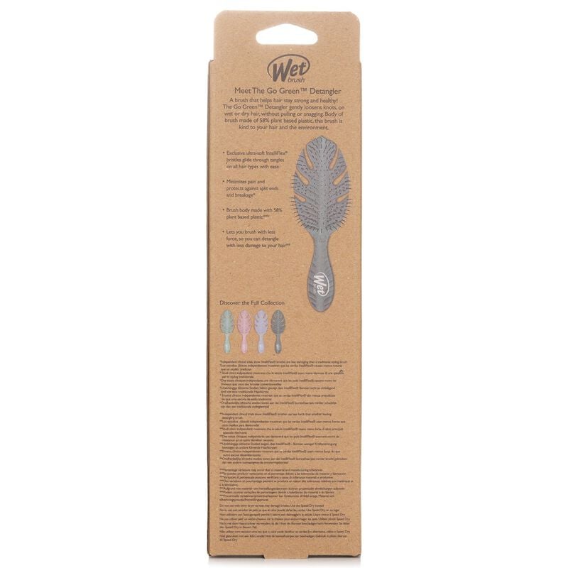 wet brush go green detangler grey hair brush