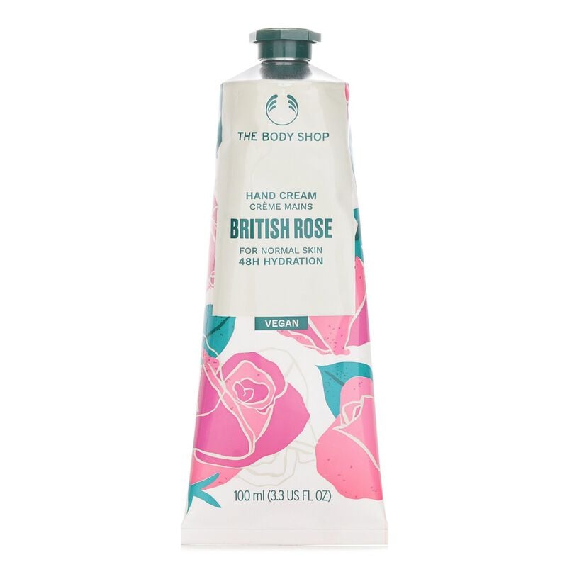 the body shop british rose hand cream
