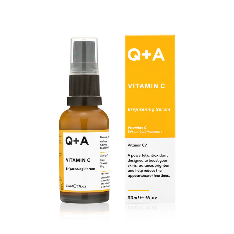 q+a vitamin c brightening serum
