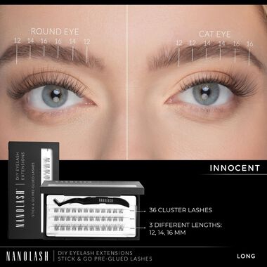 DIY Stick & Go Pre-glued Lashes Innocent Regular faces diy stick go pre glued lashes innocent regular
