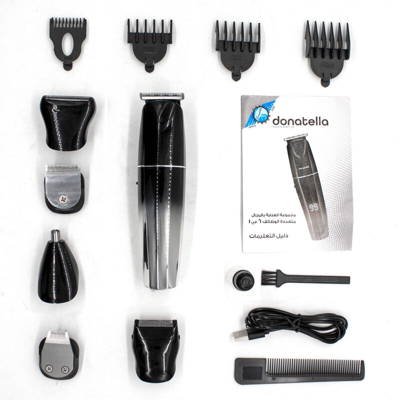 nuova donatella مجموعة العناية الرجالية 6 في 1