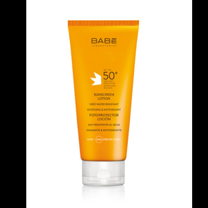 babe laboratories sunscreen spf50+ lotion