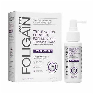 faces triple action formula for thinning hair for women with 10  trioxidil