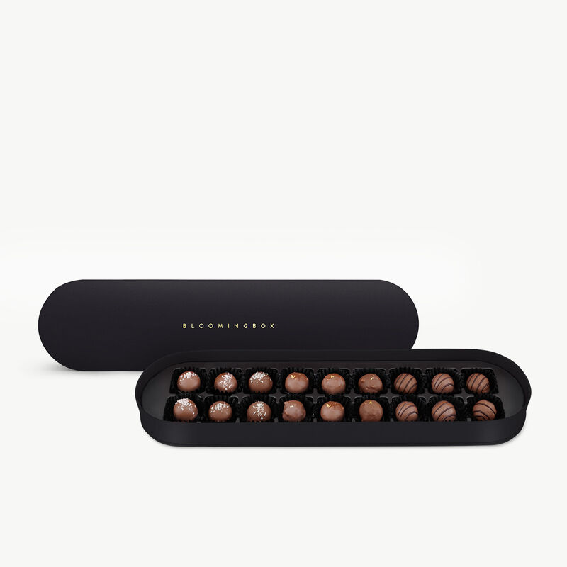 bloomingbox medium truffles oval black box