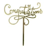 faces cake topper   congratulations