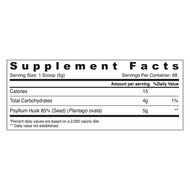 faces nutrition psyllium daily fibre  natural soluble for digestive health   regularity