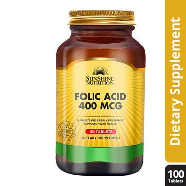 faces nutrition folic acid 400 mcg