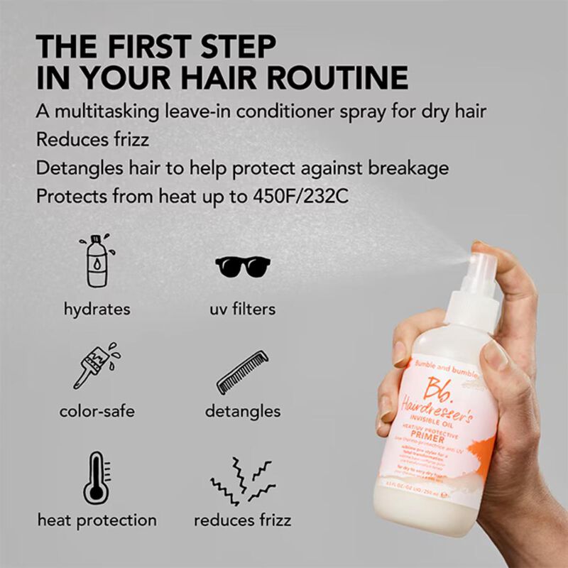 بامبل أند بامبل زيت حماية الشعر من الشمس والأشعة فوق البنفسجية