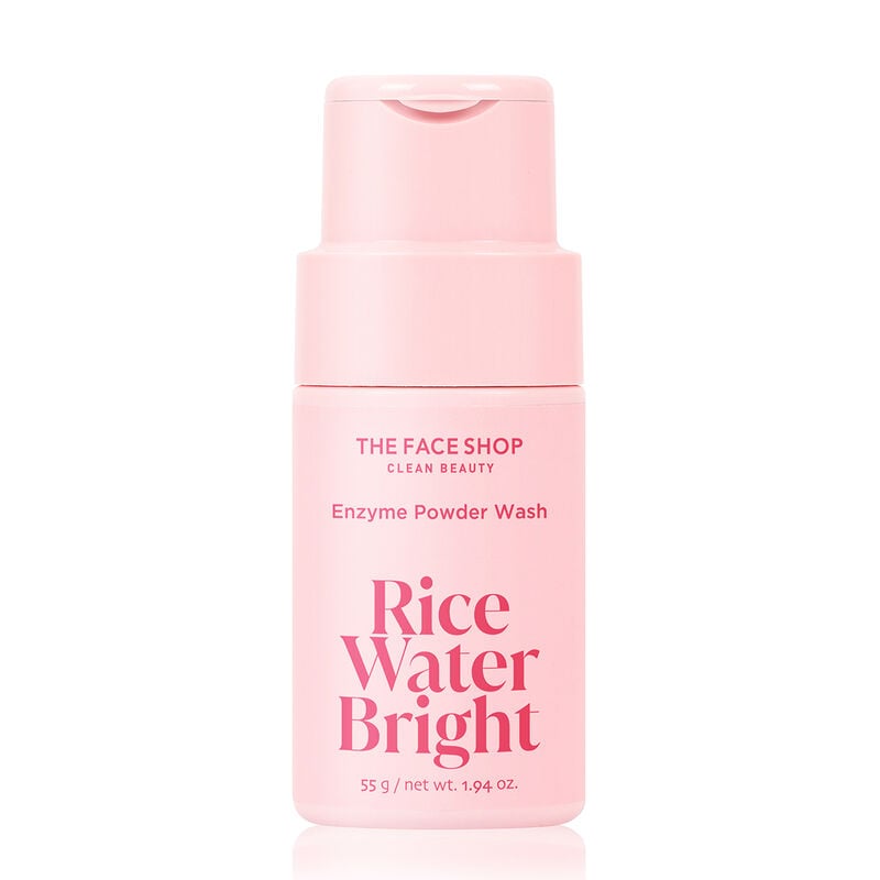 the face shop مسحوق تنظيف إنزيمي لتفتيح البشرة بماء الأرز