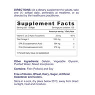 faces ultra concentrated omega 3 with vitamin e  heart  brain   immunity support