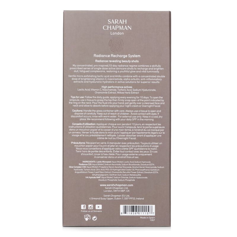 sarahchapman skinesis radiance recharge system