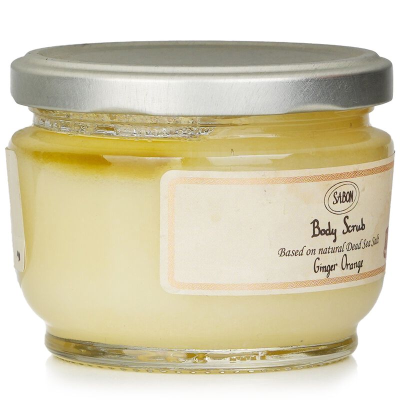 sabon body scrub  ginger orange