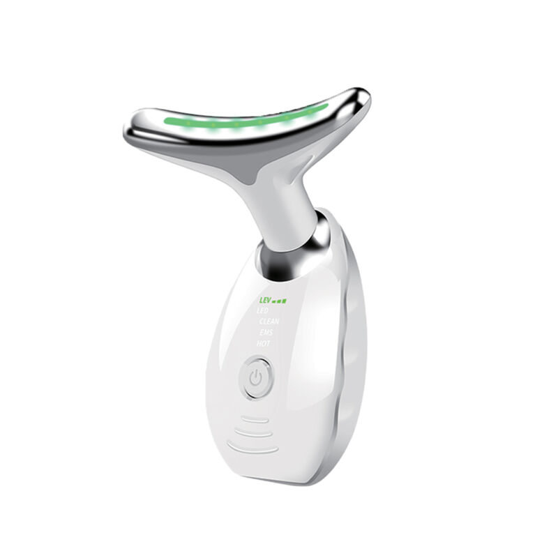 erthskin london age defying face and neck massager  white
