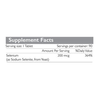 Selenium 200mcg, Antioxidant Support, Thyroid Function, and Immune Health Supplement faces selenium 200mcg antioxidant support thyroid function and immune health supplement