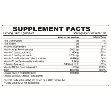 faces kids multivitamin   mineral gummies  vegan  natural and antioxidant rich