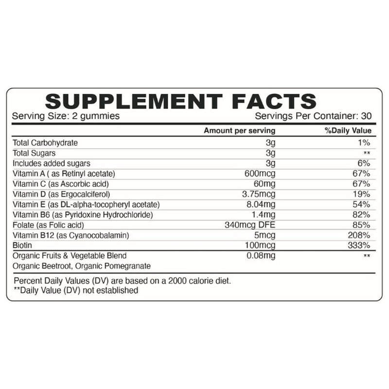 organic earth kids multivitamin & mineral gummies, vegan, natural and antioxidantrich